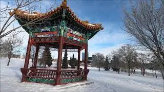 Saskatoon, Saskatchewan - winter walk at - 30C
