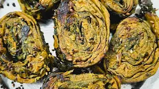 Arbi ke Patton ki Kurkuri Roll Recipe | Healthy Snack or Sabji | Live Cooking