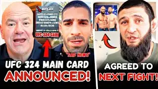 BREAKING NEWS! Dana White Announces UFC 324 Main Event 😱 | Khamzat’s Next Fight REVEALED!