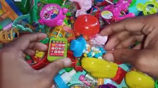Very Yummy Rainbow Candy Beans, Yummy Gold chocolate, Yummy Green chocolate, Lollipop, opening video