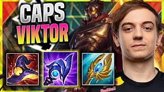 CAPS TRAINING SOME VIKTOR WITH LUDEN'S! - G2 Caps Plays Viktor MID vs Yone! | Season 11