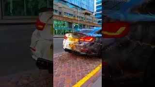 BMW modified car with unique livery