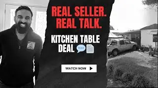 Live Kitchen Table Negotiation with a Seller (Raw & Unfiltered)