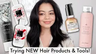Trying NEW Hair Products & Tools for Blowouts!