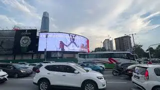 Malaysia KL City Centre Digital Billboard Advertising Kuala Lumpur Jalan Imbi LED Screen Advertising