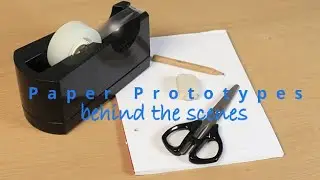 Paperprototype - behind the scenes
