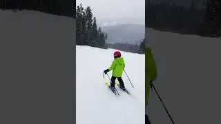 Learning steeps #skiing #montana #learning #blacktail #7yrold  #trending #shorts #dontgetleftbehind