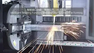Save Labor & Boost Efficiency: RJ-TS-61 Automatic Fiber Laser Tube Cutting Machine Demo