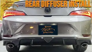 Rear Diffuser Install | Acura Integra A-Spec OEM Accessory Upgrade