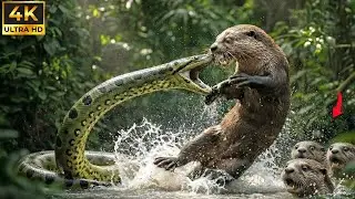 Wild Life Amazon Jungle &ndash; A Fatal Mistake: Monkey vs Giant Python