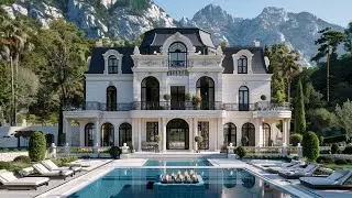 Quiet Luxury French Mansion with Elegant Interior & Exterior Designs