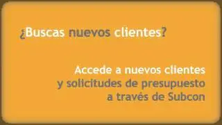 Subcon - Mercado Online de Subcontrataci&oacute;n Industrial