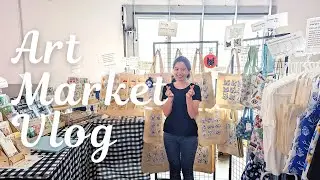 My First Art Market! 🎨✨ Prep, Booth Setup, My Experience as a Vendor & the Products That Sold Well