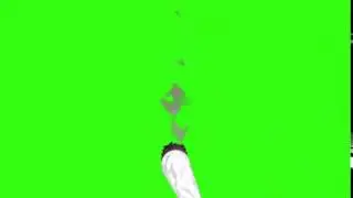 Smoking Weed - Green Screen