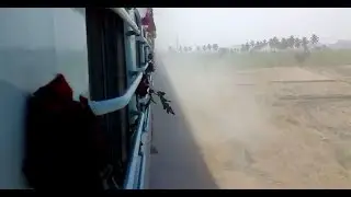 Dust Raising High Speed Inaugural Run on the Gangavathi - Chikkabenakal new line by UBL WDG4.