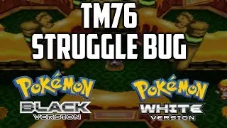 Where to Find TM76 Struggle Bug in Pokemon Black & White