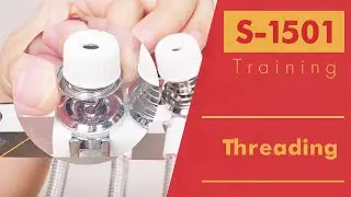 Вышивальная машина Smartstitch S1501. Начало работы. Заправка ниток.