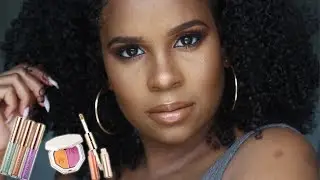 GLOWY SUMMER MAKEUP USING FENTY BEACH PLEASE COLLECTION