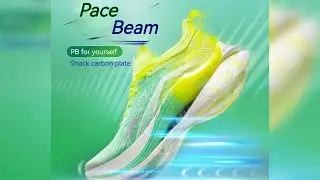 #ONEMIX Pace Beam Marathon Running Shoes for Men Anti-slip Ultra-light Rebound Athletic Shoes Carbo