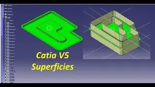 Catia V5. Tutorial de superficies en HD