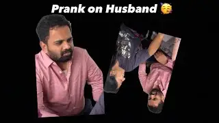 Prank on Husband 🤪||FUN 🥳|| #trending #prank #prankvideo #prankonhusband #couple #viralvideo #funny 