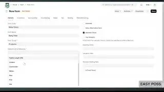 EasyPOSS Tutorial || Add New Item