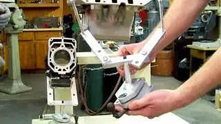 Full rotation Cylinder, Cylinder head, and intake holder Shop tool for porting