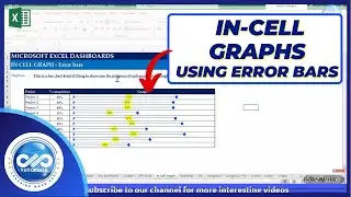 How to Create In Cell Graph Using Error Bars in Excel