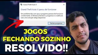 JOGOS e PROGRAMAS fechando sozinho | RESOLVIDO 2025 - [ PASSO À PASSO ] !!