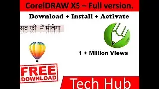 How to install CorelDRAW X5 For  FREEEE Download 2021| Full Procress|