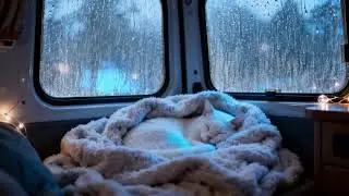 The Comfort of Heavy Rain Drops Beating on a Car - Deep Sleep and Stress Relief Mix
