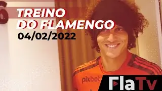 TREINO FLAMENGO – Dia de treinamento com David Luiz