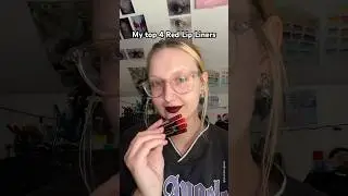 My top 4 Favorite Red Lip Liners💋 #lipswatch #makeup #makeuptutorial #sweden #lipliner