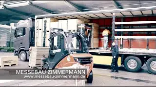 Messebau Zimmermann GmbH - Monteure in Aktion - Ihr Messebauer aus Leipzig