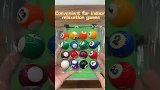 Mini Tabletop Pool Table &mdash; Big fun, small size!