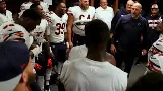 Chicago Bears locker room celebration