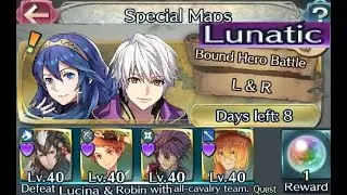 GHB/BHB quests : All Cavalry team Quest Vs. Robin & Lucina (F2P units No SIs / Seals)