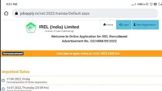 IREL New Notification 2022 | IREL Revised Notification 2022 | IREL JE 2022 | IREL Recruitment 2022