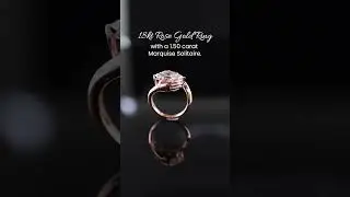 Our exquisite 18kt rose gold ring. Discover luxury at www.samaarajewellery.com 💍✨ #RoseGoldRing