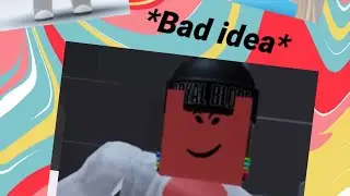 Making my Roblox avatar blind folded **bad idea**