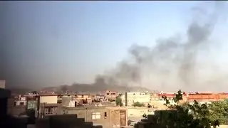 US drone strike hits suicide bombers targeting Kabul airport