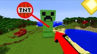 НУБЫ ВЗОРВАЛИ ГИГАНТСКОГО КРИПЕРА ИЗ ТНТ В МАЙНКРАФТ! КАК ВЫЖИТЬ НУБАМ! ТРОЛЛИНГ ЛОВУШКА МУЛЬТИК
