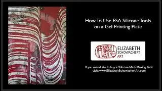 Gel Plate Printing With ESA Silicone Blade Tools