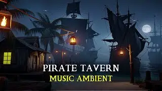 Midnight Pirate Tavern 🌙 Calm Fantasy Music for Sleep