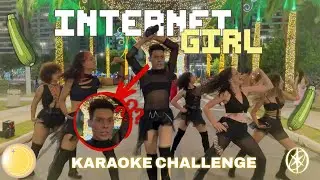 [KARAOKE CHALLENGE IN PUBLIC 🇧🇷] KATSEYE - 'Internet Girl' | Dance Cover by BM [ONE TAKE]