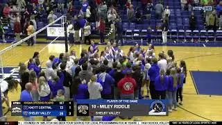 2025 KHSAA Girl's Volleyball State Tournament. Knott County Central at Shelby Valley