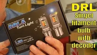 Singel filament switchback DRL daytime running light led bulb that fits the Vanagon T3. 1156Ba 15s