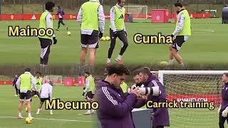 Michael Carrick push 21 Men Last Training session Against Arsenal 