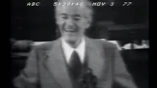 OLD NEWS BROADCAST - ABC - NOVEMBER 3, 1977