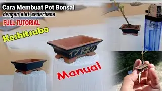Cara Membuat Pot Bonsai KESHITSUBO || dengan Pipa PVC Bekas